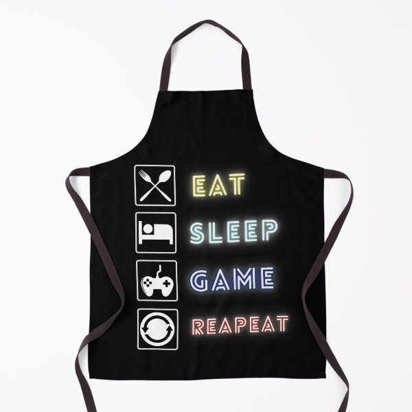 Item preview, Eat, Sleep, Game, Repeat. Retro Style designed and sold by Fashion-clothes.
