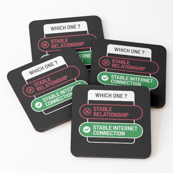 Item preview, Stable relationship or stable internet connection designed and sold by Zagach Letters.