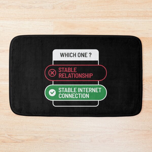 Item preview, Stable relationship or stable internet connection designed and sold by Zagach Letters.