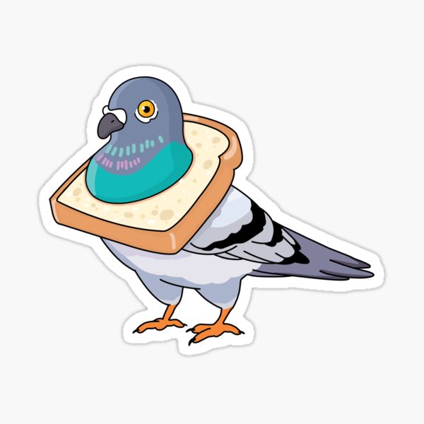 Item preview, NYC Bread Pigeon  designed and sold by SuperrSunday.