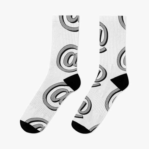 Item preview, Minimal @ at the rate digital design illustration with pattern  designed and sold by Kvyom.