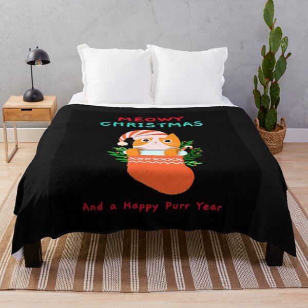Item preview, MEOWY Christmas & a Happy Purr Year designed and sold by HamiltonmagicTs.
