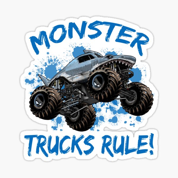 Monster Truck Water Bottle Labels, Monster Truck Birthday Party, Boys  Monster Truck Water Labels, Printable or Printed Labels