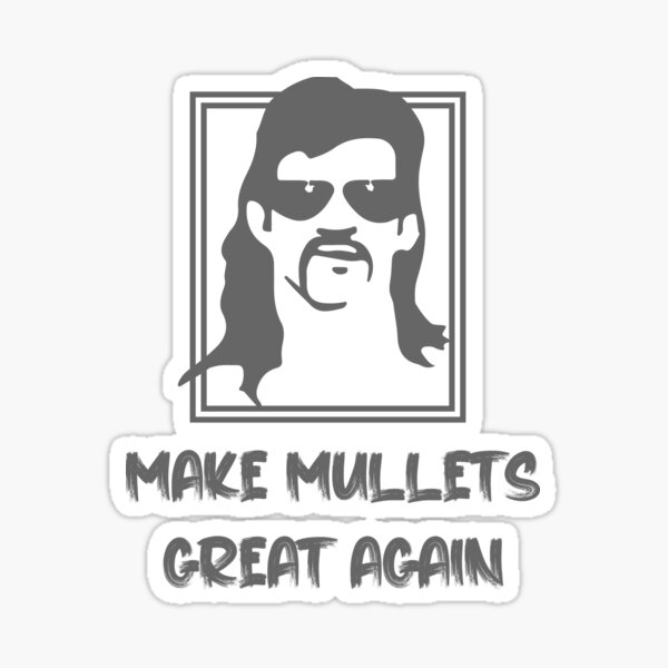 Mullets Sticker