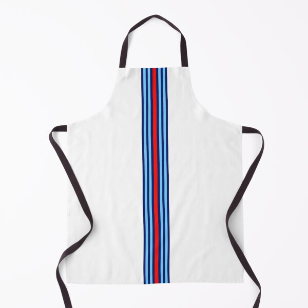 Item preview, Martini Racing Stripes Poster – Classic Blue Red White Livery Art designed and sold by Road To Track.