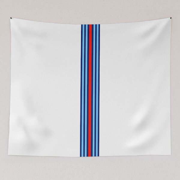 Artikelvorschau, Martini Racing Stripes Poster – Classic Blue Red White Livery Art entworfen und verkauft von Road To Track.