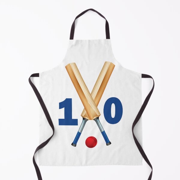 Item preview, Cricket number 10 - ten with bats and ball designed and sold by AllShirts21.