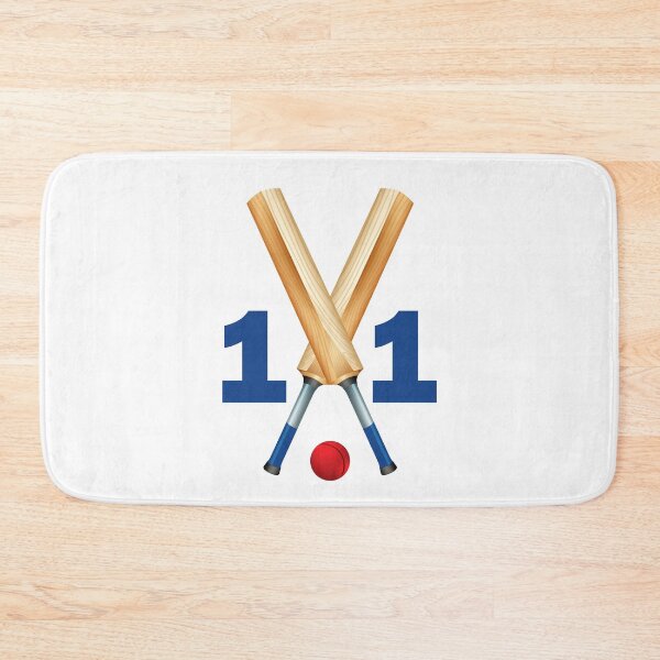 Item preview, Cricket number 11 - eleven with bats and ball designed and sold by AllShirts21.