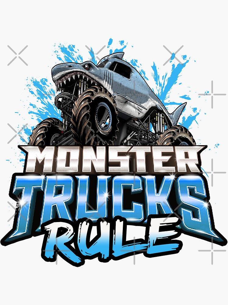 Monster Trucks Rule I love Monster Trucks Monster Truck Gift