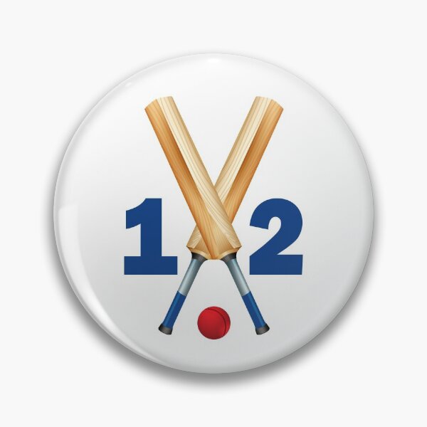 Item preview, Cricket number 12 - twelve with bats and ball designed and sold by AllShirts21.
