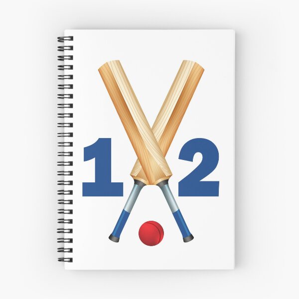 Item preview, Cricket number 12 - twelve with bats and ball designed and sold by AllShirts21.