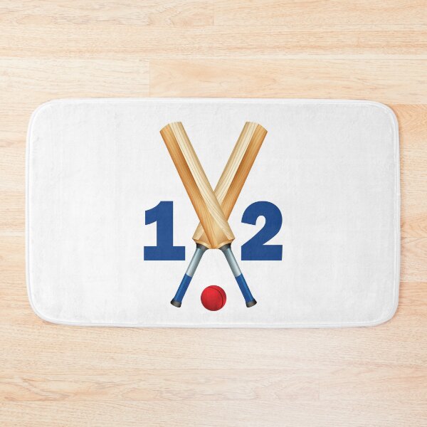 Item preview, Cricket number 12 - twelve with bats and ball designed and sold by AllShirts21.