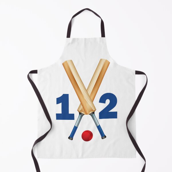 Item preview, Cricket number 12 - twelve with bats and ball designed and sold by AllShirts21.