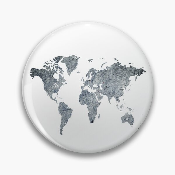 Item preview, Unique World Map Grunge Distressed Art designed and sold by BlueBerry-P.