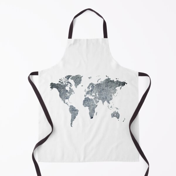 Item preview, Unique World Map Grunge Distressed Art designed and sold by BlueBerry-P.
