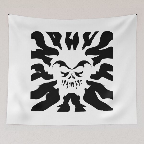 Item preview, Creepy skull motif number 3  designed and sold by Pittstop.