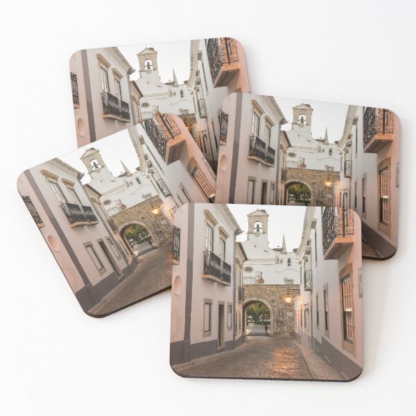 Item preview, Charming Faro Algarve Portugal - Arco da Vila Old City Gate at Dusk designed and sold by Georgia Mizuleva.