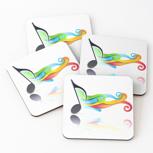 Item preview, Colorful Music Note designed and sold by MusicistApparel.