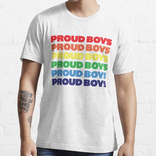 "Proud boys Rainbow" Tshirt for Sale by TypoFlicka Redbubble proud