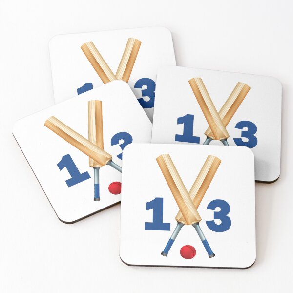 Item preview, Cricket number 13 - thirteen with bats and ball designed and sold by AllShirts21.
