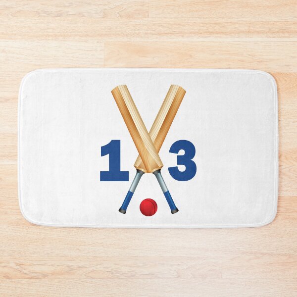 Item preview, Cricket number 13 - thirteen with bats and ball designed and sold by AllShirts21.