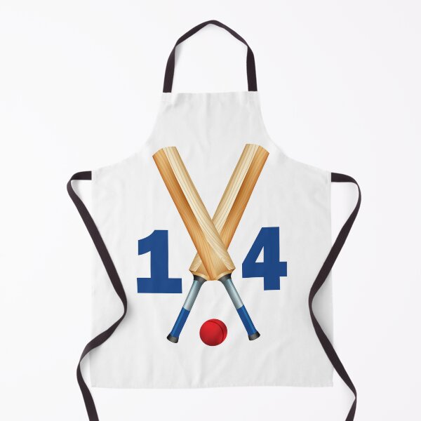 Item preview, Cricket number 14 - fourteen with bats and ball designed and sold by AllShirts21.