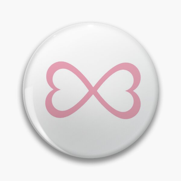 Item preview, After Hessa Infinity Heart |  White and Pink  designed and sold by BloompodDesigns.