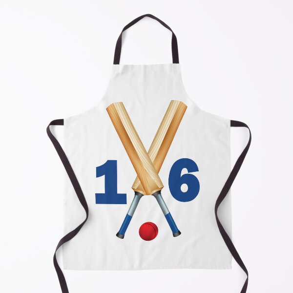 Item preview, Cricket number 16 - sixteen with bats and ball designed and sold by AllShirts21.