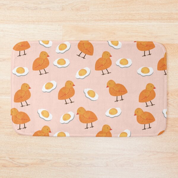 Item preview, Orange Chicken and Egg Yolk Cute Pattern designed and sold by conceptDVS.