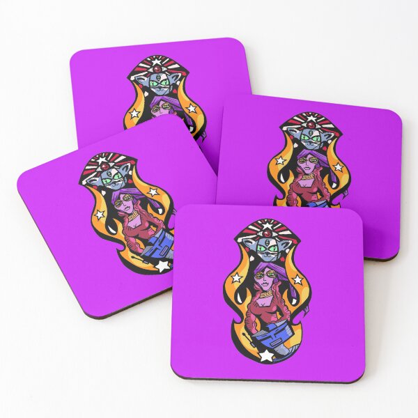 Item preview, Cyber Cat, Net Girl & Robot-1  designed and sold by ZOS HOUSE.