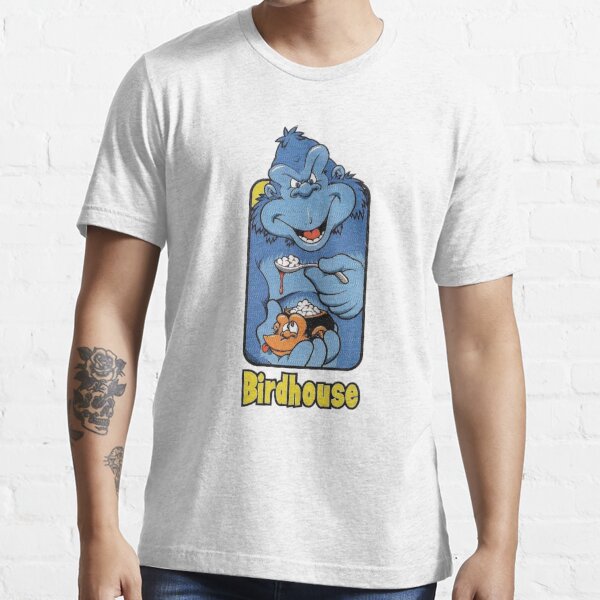 Vintage Tony Hawk Bird House Hook Ups Skate Brand Cartoon Hook-Ups Pig Pork" Essential T-Shirt for Sale by jackyboi | Redbubble