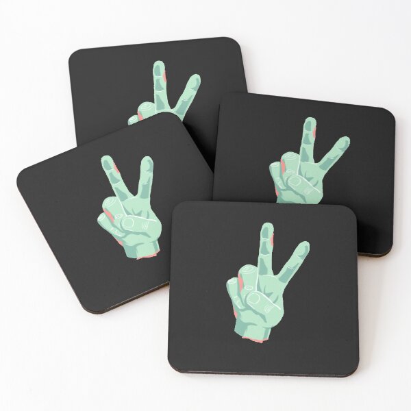 Item preview, Halloween Zombie Peace Sign Hand designed and sold by LuckyKermit.