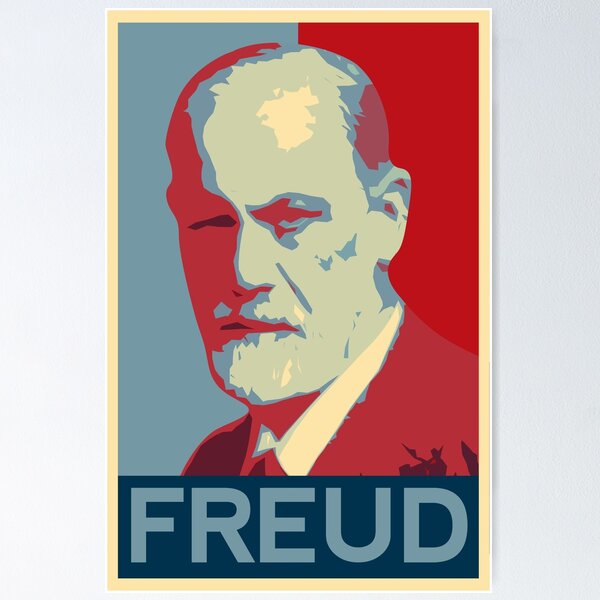 Item preview, Sigmund Freud poster designed and sold by SozioN.
