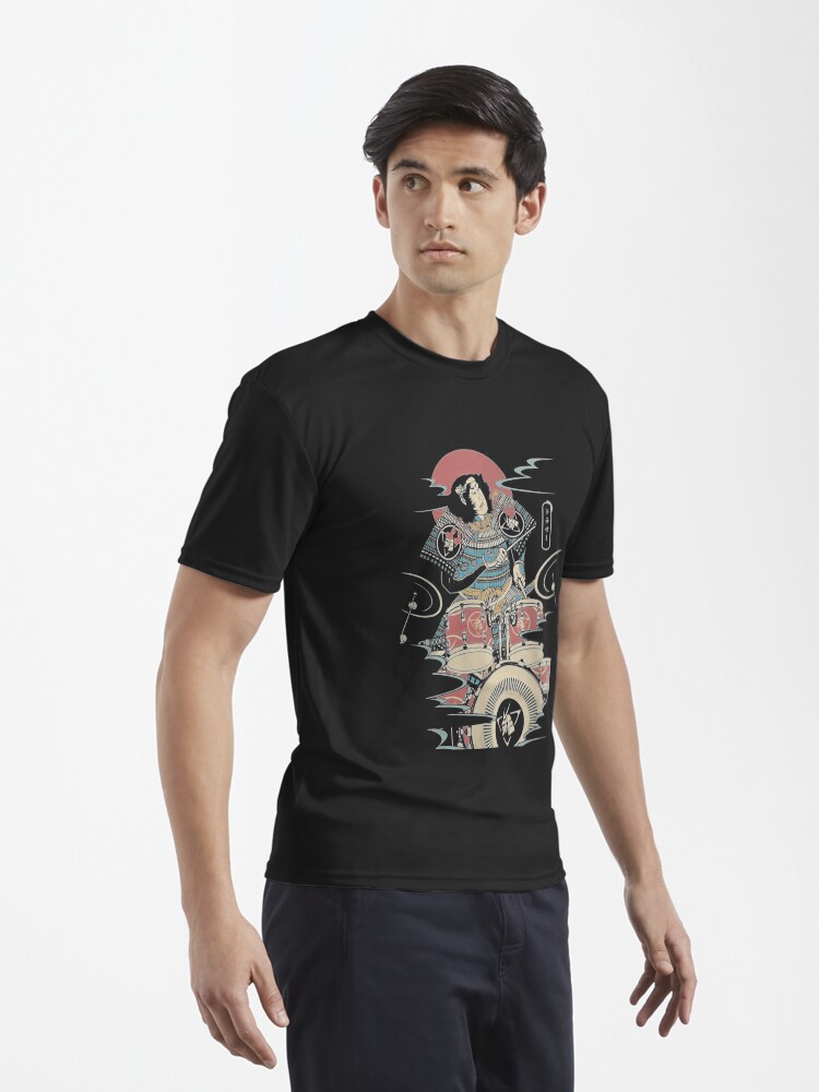 Funny Drummer Samurai No.6 Warrior Japanese Lover T-Shirt Funny Drummer Samurai No.6 Warrior Japanese Lover T-Shirt