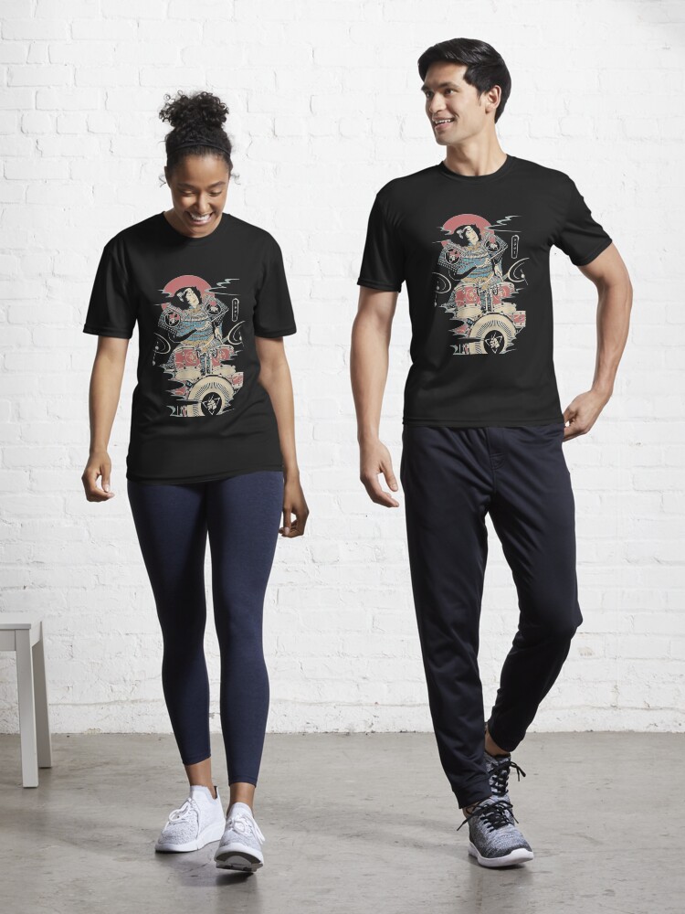 Funny Drummer Samurai No.6 Warrior Japanese Lover T-Shirt Funny Drummer Samurai No.6 Warrior Japanese Lover T-Shirt