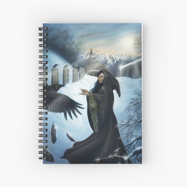 Priestress of the Crows Spiral Notebook