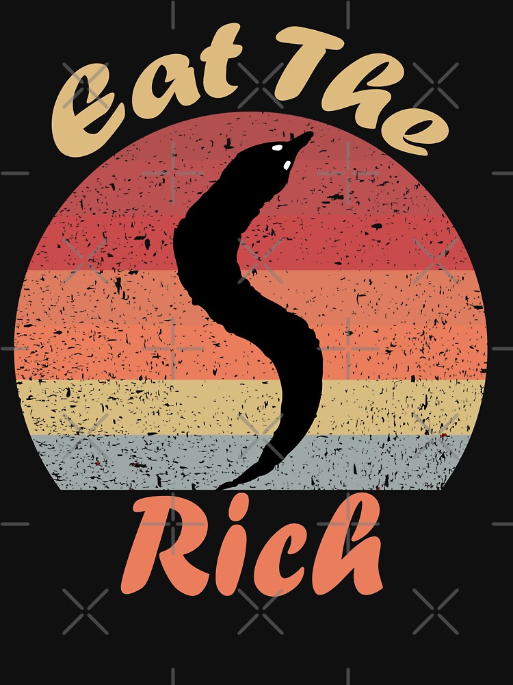 Disover Eat The Rich Worm On A String Classic T-Shirt