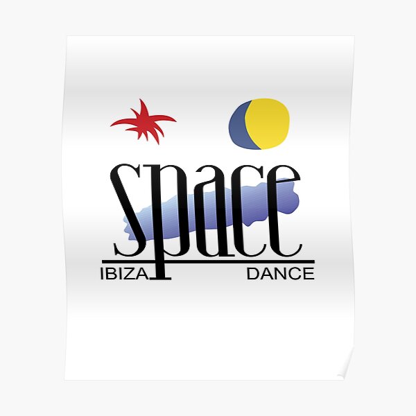 Space Nightclub Ibiza Memorabilia Dance Nie vergessen Clubbing Bestes Clubkonzert Gig Rave Party Dj Poster