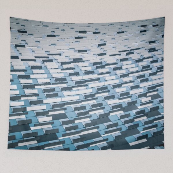Item preview, Pattern Blue Facade designed and sold by EverydayHermit.