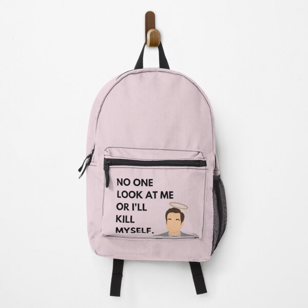 Item preview, John Mulaney Halo Quote Pink - "No one look at me or I'll kill myself" designed and sold by Kristin Orsi.