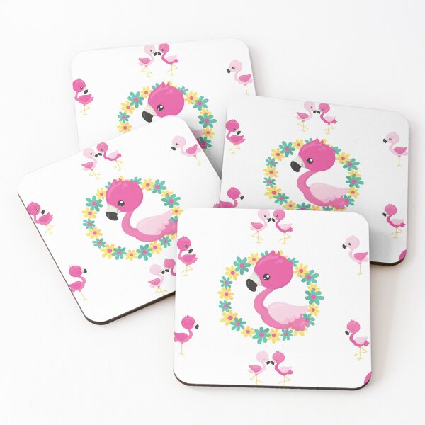 Item preview, Flamingo pink aloha Hawaii flamingos  designed and sold by ToniaKroeger.