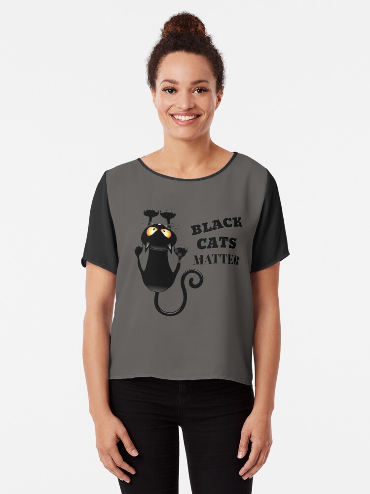 black cats matter t shirt