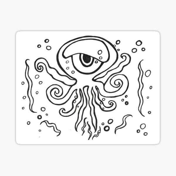 Octoclops Sticker
