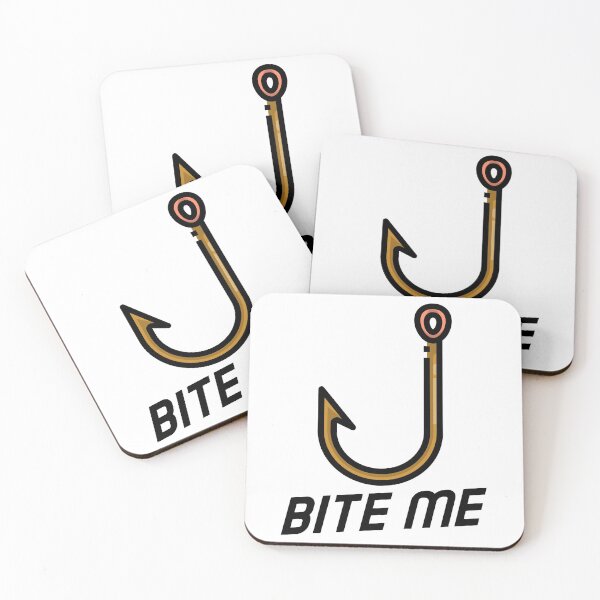 Item preview, Fishing hook bite me designed and sold by bubble-bulb.