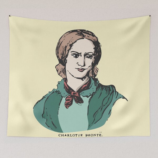 Item preview, Charlotte Brontë illustration designed and sold by vixfx.