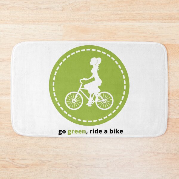 Item preview, go green, ride a bike designed and sold by javajossi.