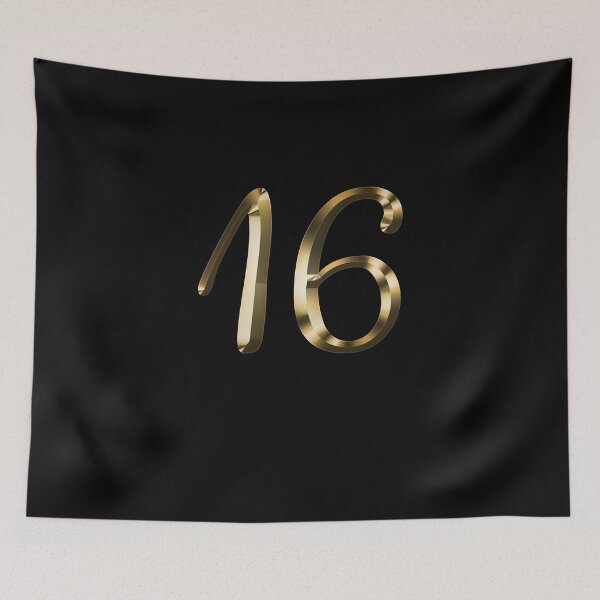 Item preview, 16 year old gold 16th birthday gift designed and sold by Pineapple-Tree.