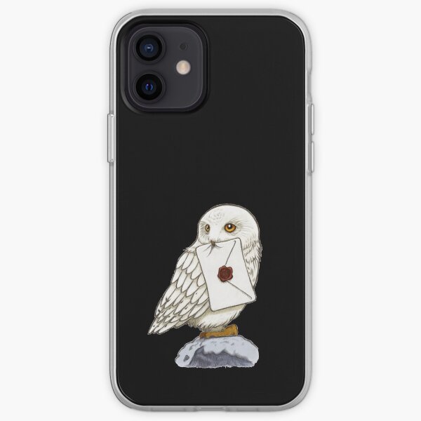 Chouette blanche Coque souple iPhone