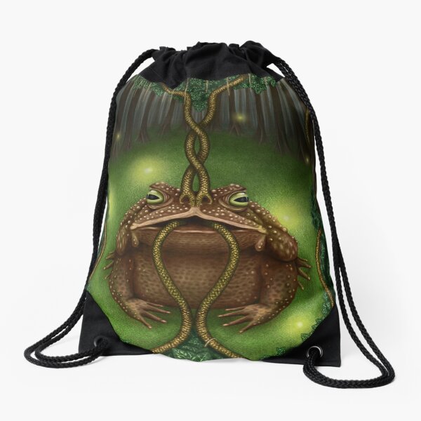 The Toad of Clairvoyance Drawstring Bag