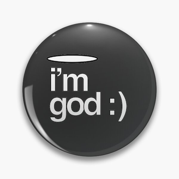 Item preview, I am God Typography design  designed and sold by Kvyom.